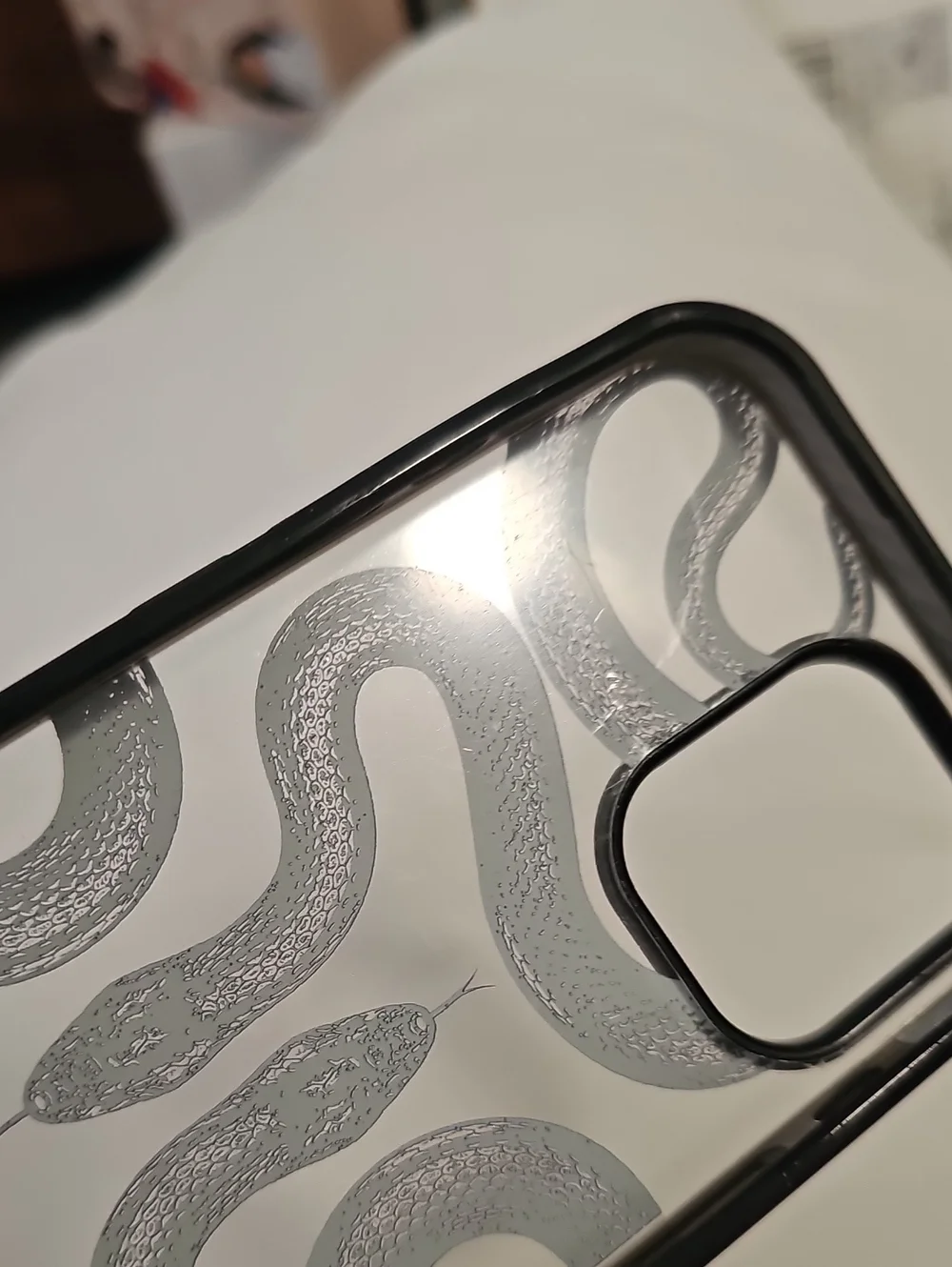 Casetify iphone 16 Black Kingsnake Impact Case